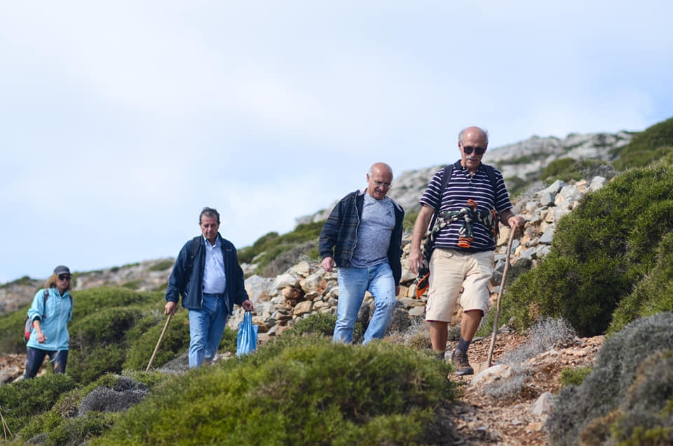Οι Περιπατητές της Κάσου σε διαδρομή